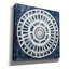 «Blue Textured Medallion» par Silvia Vassileva, art mural sur toile-538687988
