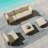 Gurshawn Wicker Sectional Seating Group with Cushions-375914684