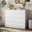 Commode double 9 tiroirs, commode de 47,2 po Dornisha, commode de chambre à coucher moderne pour garde-robe et salon-1401135214