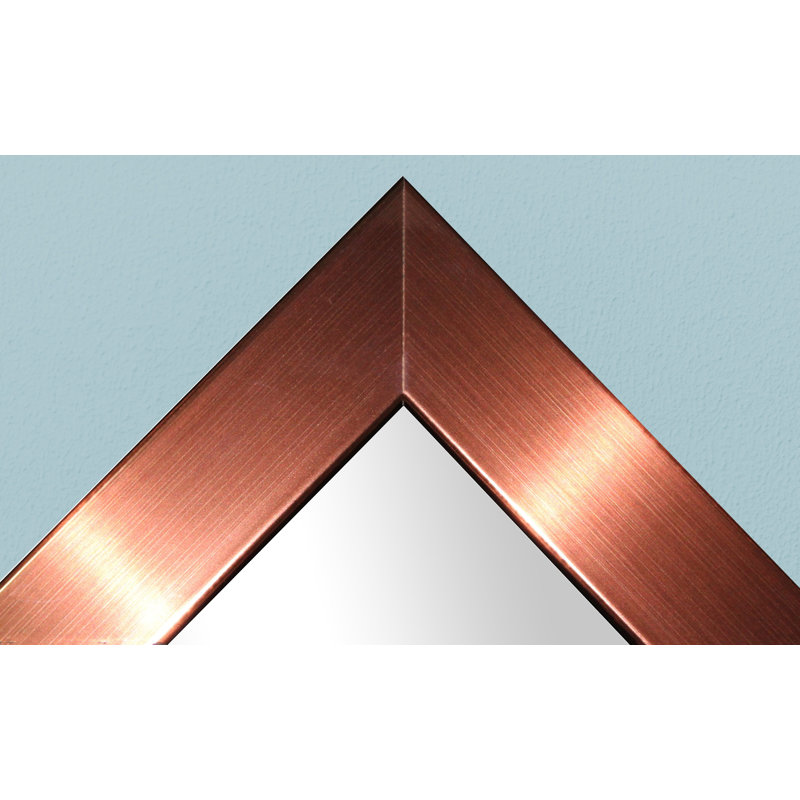 Arazeli Solid Wood Flat Wall Mirror