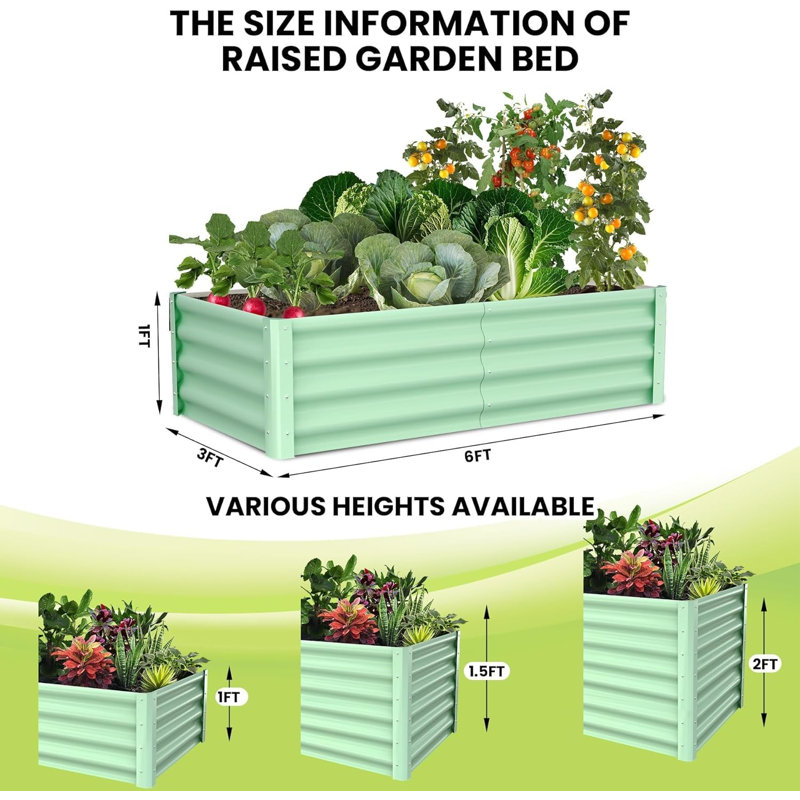 Metal Raised Garden Bed