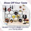 Bryand Floor Wine Bottle Rack Black