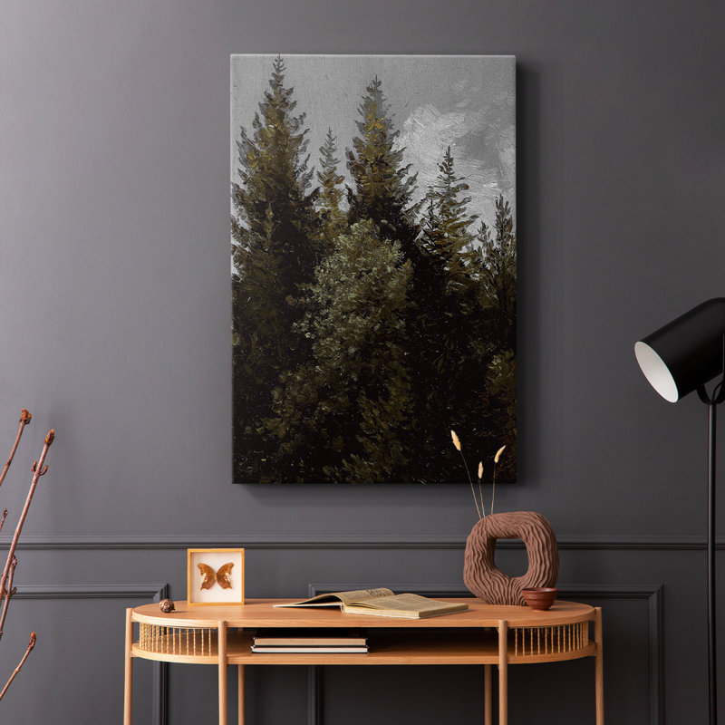 Paysage rétro CCXV - galerie Cavas, H 36 po x l 24 po
