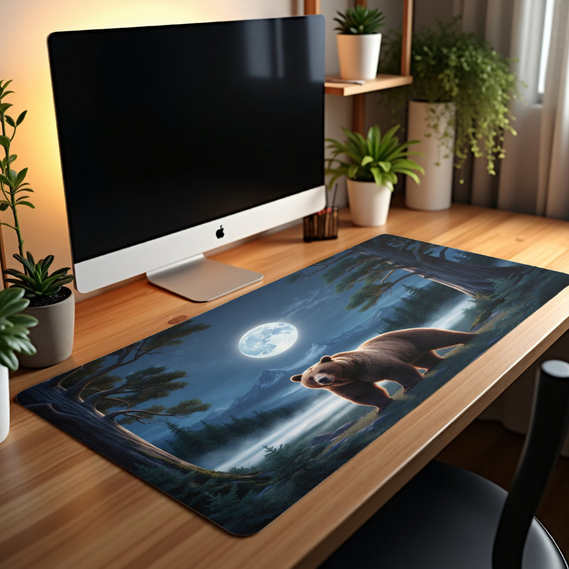 Polyester Desk Pad, 31.5x15.5