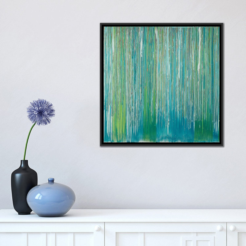 « window », reproduction d’art sur toile, H 26 po x l 26 po x P 1,5 po, Toile avec cadre noir