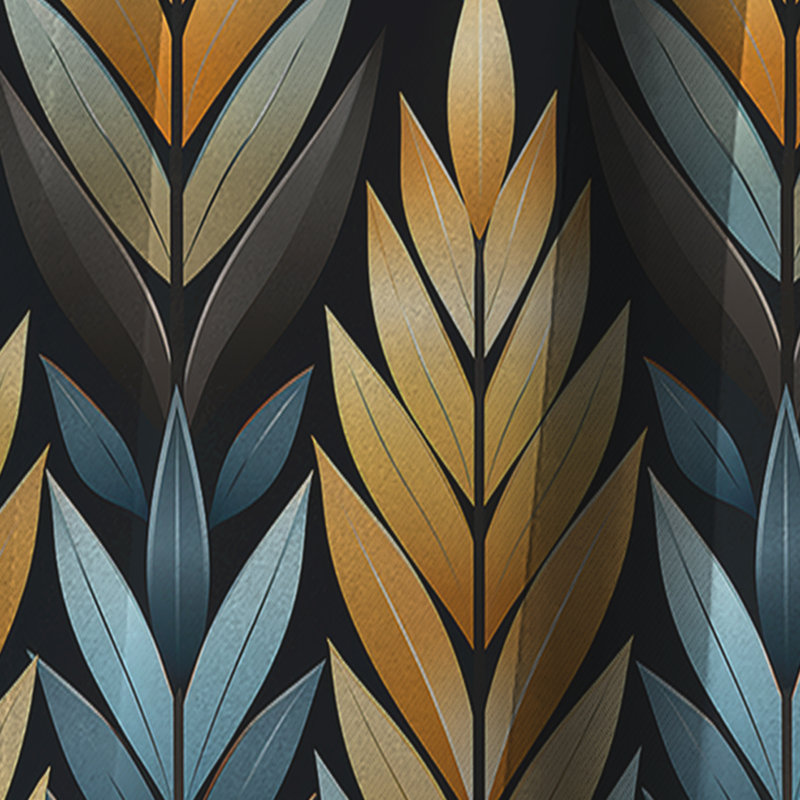 Motif à chevrons Tribal Essence - Rideau à chevrons - Rideau occultant à chevrons - 1 panneau, L 52 po x L 108 po