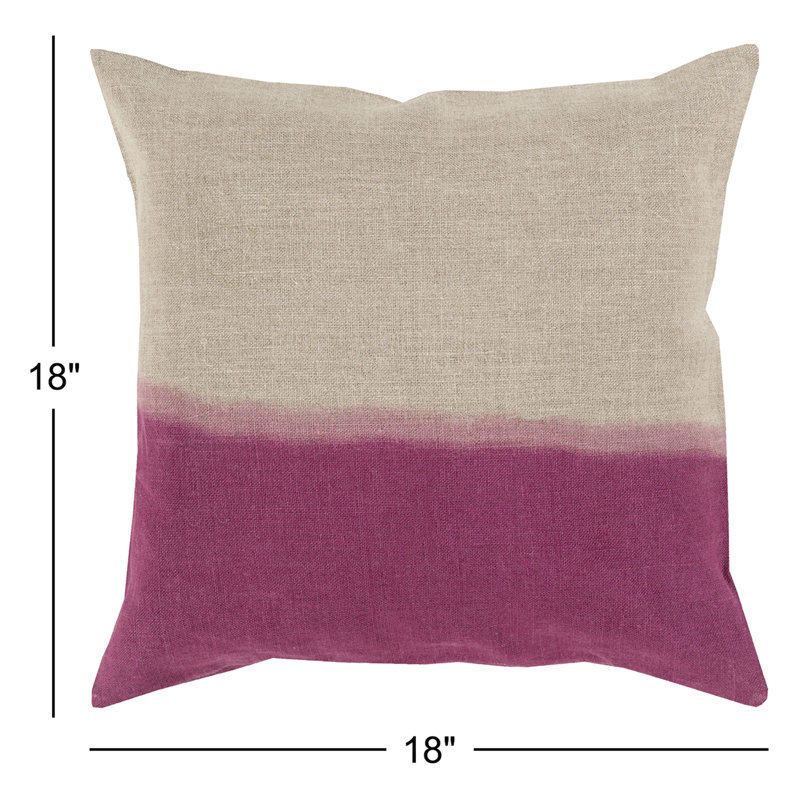 Coussin en lin Miriam, 18 po x 18 po