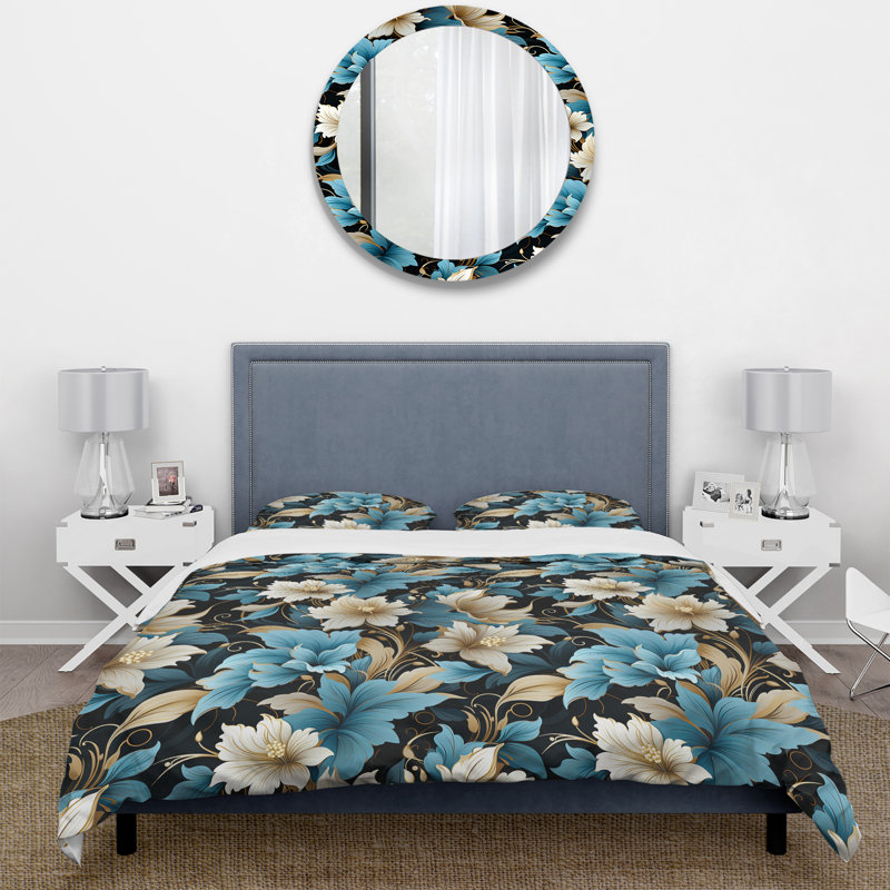 Literie Zen Tranquility Paisley II, Housse de couette simple + 1 taie décorative stan