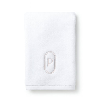 Monogram Embroidered Fingertip Towel