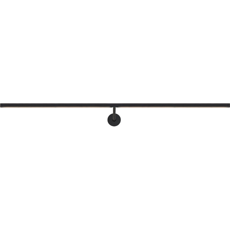 Plural Faceted Picture Light, Nightshade Black, 0.7" H x 30" W x 8.9" D, 20.8