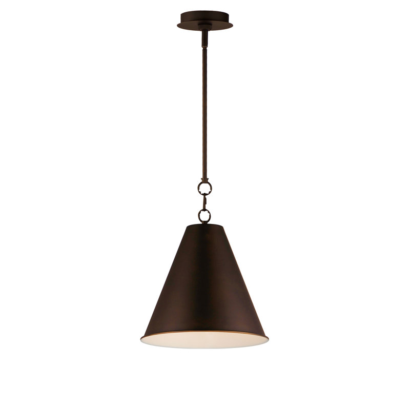 Lorrenda 1 - Light Single Pendant, Chestnut Bronze, 11" H x 12" W x 12" D