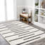 Tapis blanc / gris Colline-1183277493