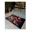 Tapis lavable à motif de fleurs flamant rose