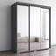 Armoire grise 71 "avec miroir Aria-873504376