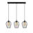 3 - Light Kitchen Island Geometric Pendant