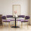 Ensemble de chaises de salle à manger en velours l 21,65 po Christal