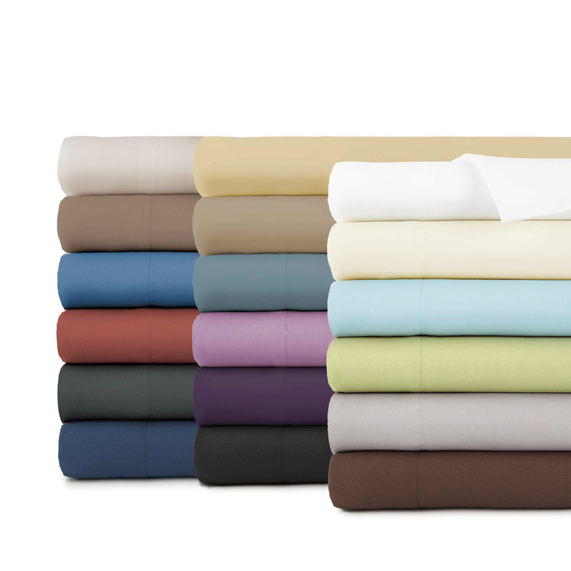 Southshore Fine Linens Vilano Oversized Flat Sheet in Vilano Blue, 110 GSM Double-Brushed Microfiber King Flat Sheet, 132 x 110 Inches, Wrinkle Free and Fade Resistant