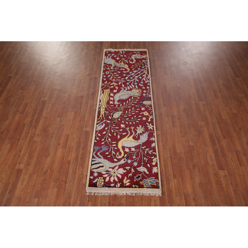 Tapis de couloir indien animaux Design Ziegler
