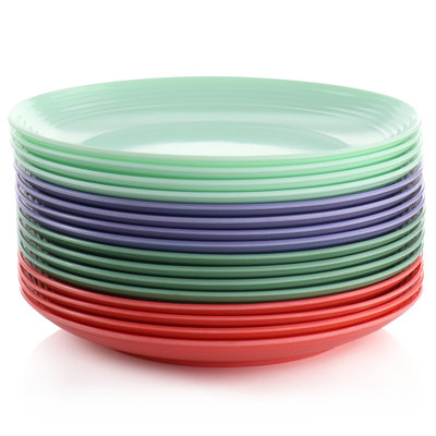 Ensemble d'assiettes à dessert 8,5 po en mélamine de 8,5 po Gibson Home Zelly