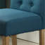 Ensemble de salle à manger 7 pièces à pieds tournés avec 6 chaises capitonnées-1048490672-1048490673-1048490678