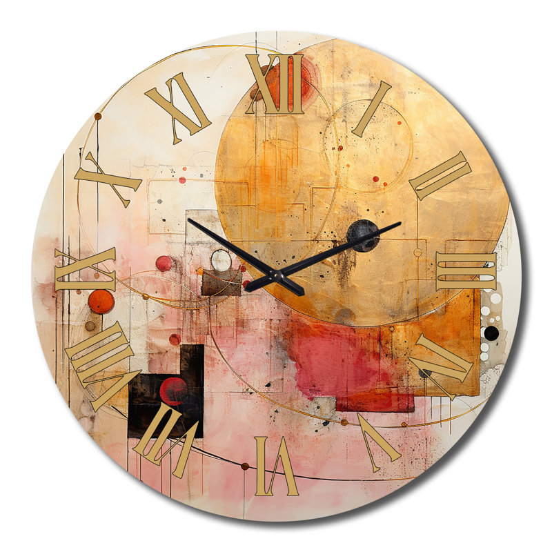 Horloge murale en métal, Grand