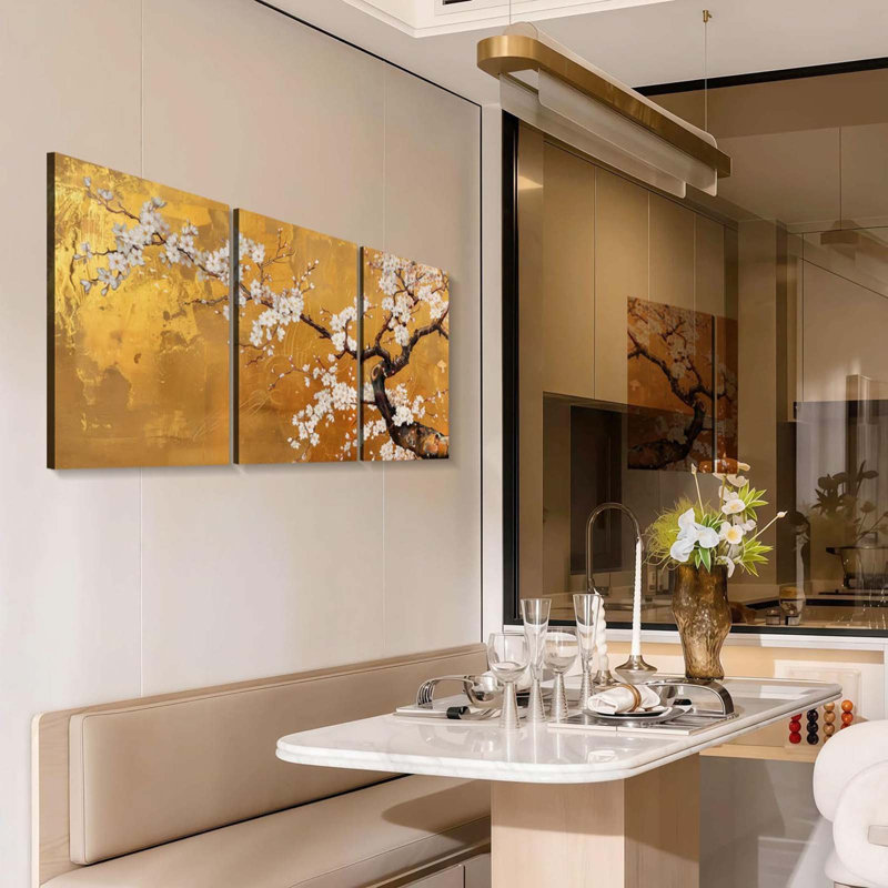 3 Piece Wrapped Canvas Print, 40 cm H x 30 cm W