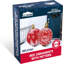 2 pièces de boules de Noël rouges gonflables