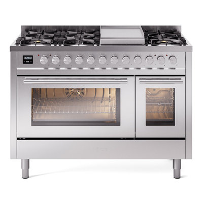 Cuisinière à double carburant ILVE Professional Plus II 48 
