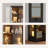 Modern Led Display Cabinet With Glass Doors, Adjustable Lighting & Motion Sensor-568698000
