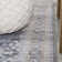 Wincer Chenille Cottage Medallion Machine-Washable Dark Gray/Yellow Rug