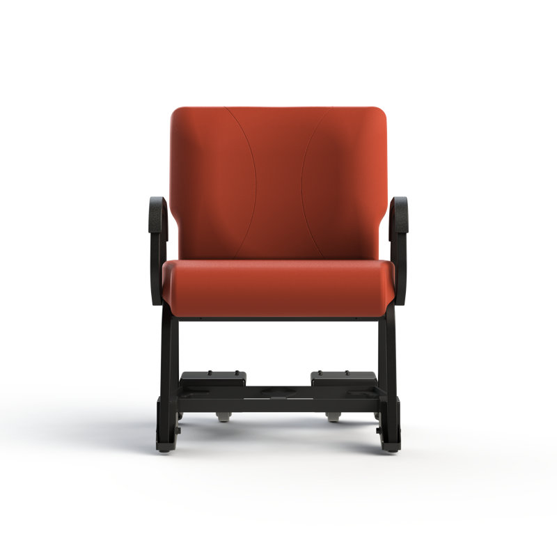 Chaise à accoudoir, Rouge