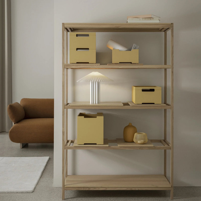 Blomus Box, Yellow, 14cm H x 24.8cm W x 19.6cm D