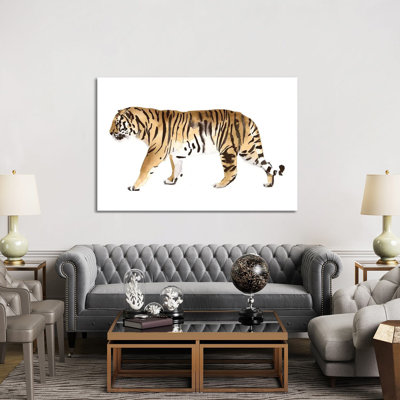 Watercolour Tiger III by Victoria Borges - Wrapped Canvas Gallery-Wrapped Canvas Giclée