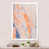 Impression blanche sur toile encadrée
