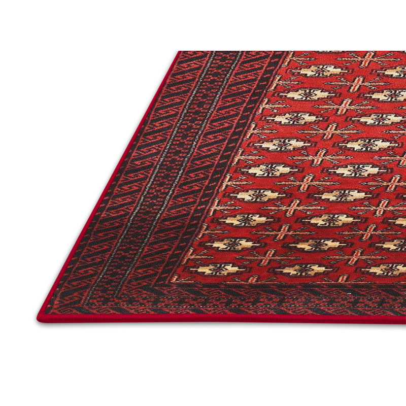 Tapis décoratif traditionnel beige/brun/jaune Hadara, Rectangle 5 pi x 8 pi