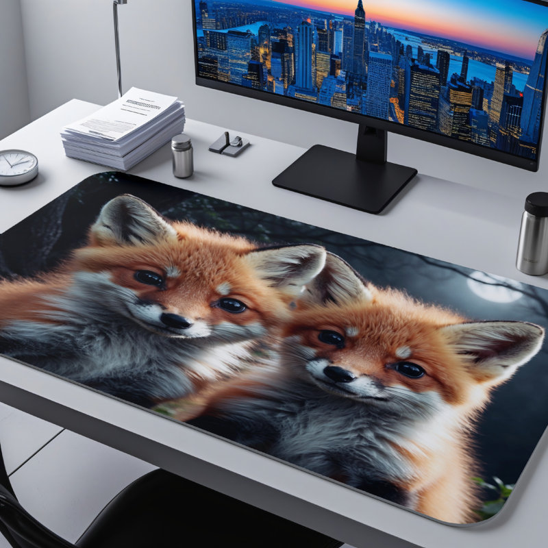 Polyester Desk Pad, 14.4x12.1