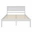 Base de lit plateforme avec tête de lit, support à lattes de bois, aucun sommier requis-1673847046-1673847049
