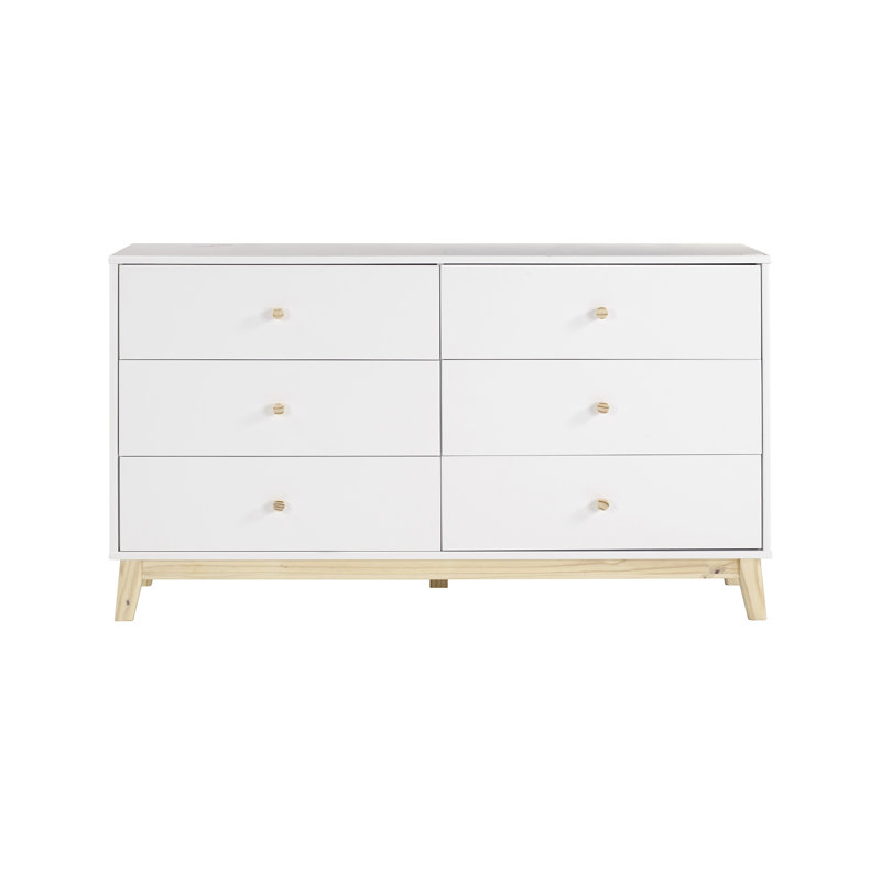 Commode double 60 po avec 6 tiroirs Caillier