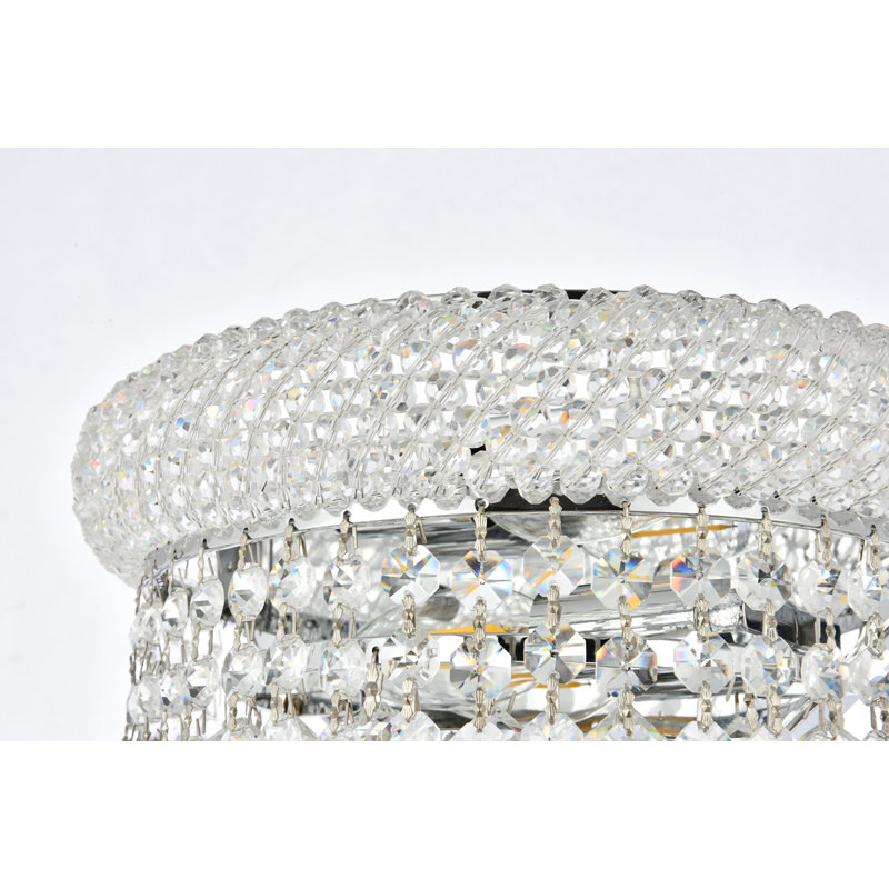 Ston Easton Flush Mounted Sconce, Chrome