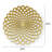 Elegant Wooden Trivet Placemats Set with Concentric Petal Cutout Design for Dining and Christmas Decor