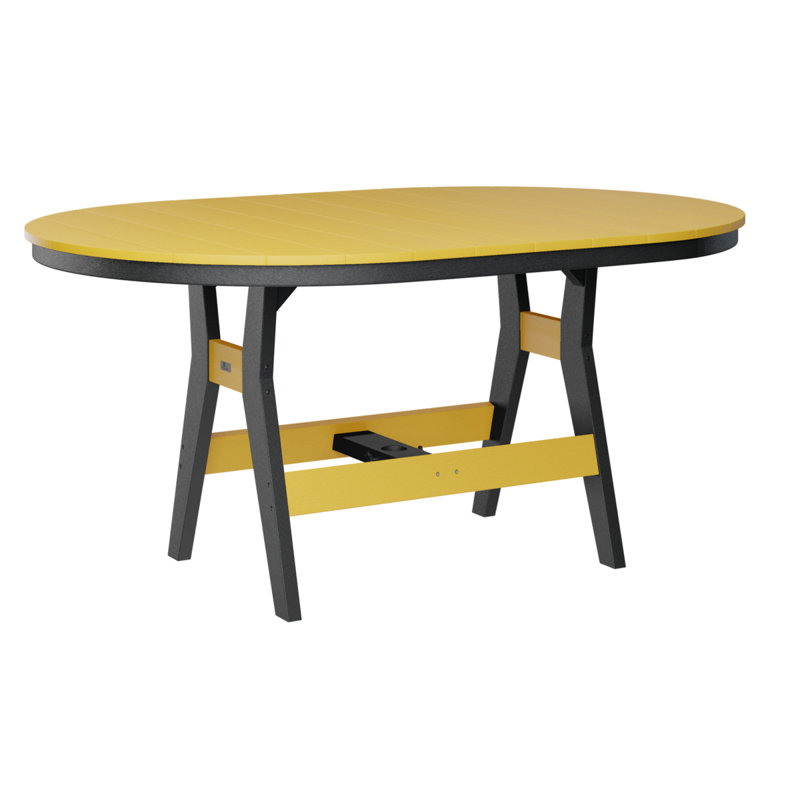 Table de salle à manger de Berlin, Noir, Jaune soleil levant