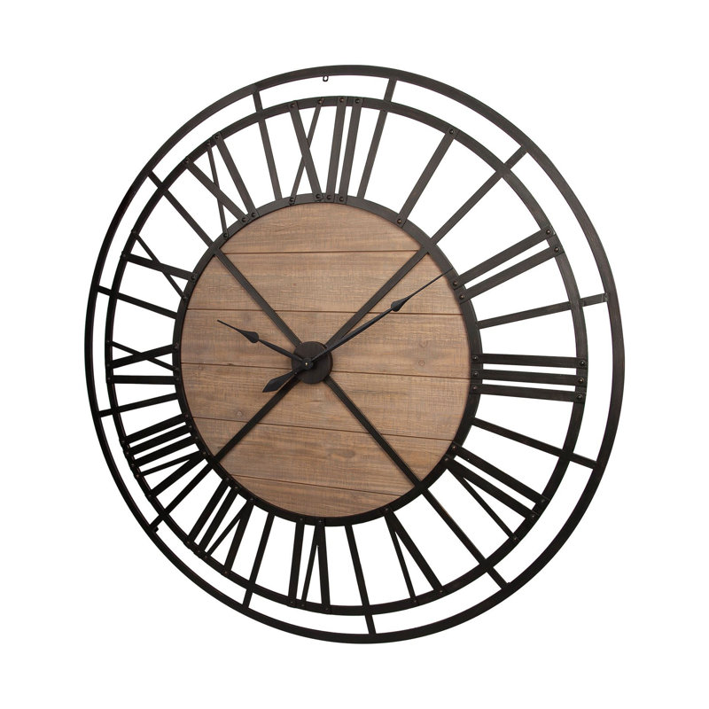 Horloge murale Goodman, 59", Brun