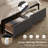 Upholstered Full Bed with 2 Drawers and Open Storage Headboard，Platform Bed with Charging Station, No Spring Boxing Needed, Gray-1243594622-1243594621