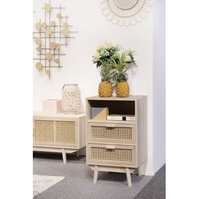 Cephei 42cm W Bedside Table