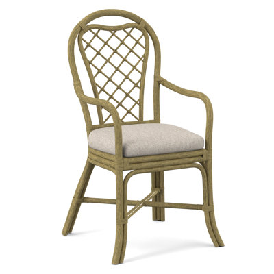 Chaise de salle à manger avec accoudoirs Trellis