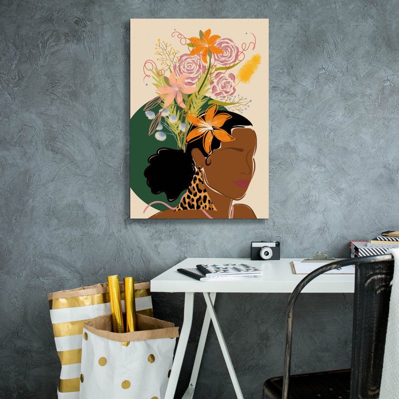  'Leopard Lillies' by Marlee Ash Calligraphy & Design Canvas Wall Art, 18" x 26"
