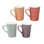 Ensemble de tasses grandes à café 4 pièces