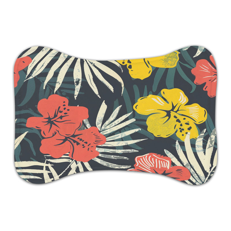 Island Artistry - Tapis d'alimentation en os 1 pièce, XL (18 po)
