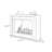 Black Solid Wood Freestanding Fireplace-1310633809-1310633811