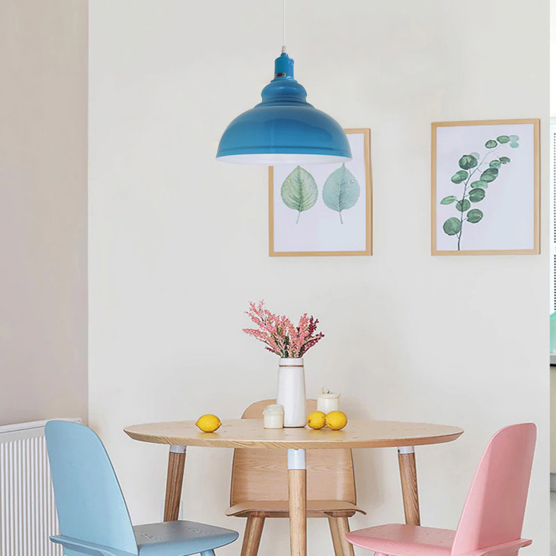 1 - Light Dome Pendant, Blue
